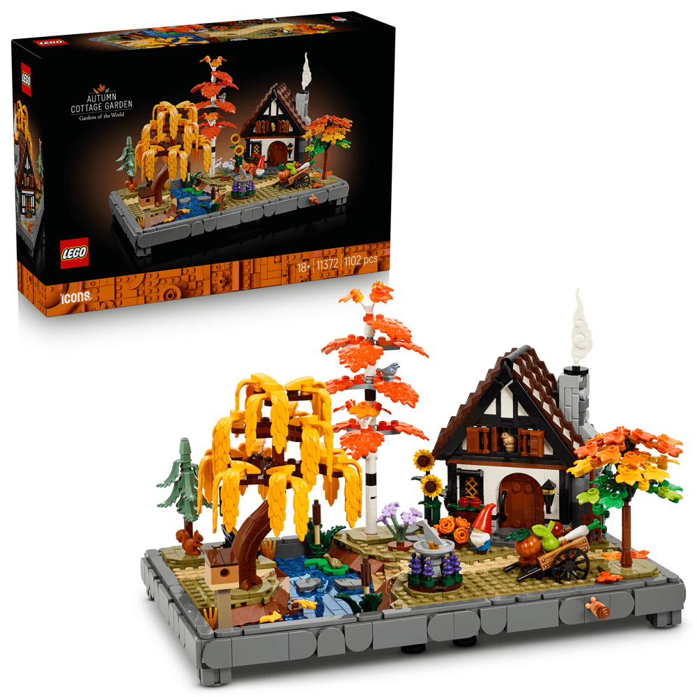 LEGO Icons Autumn Cottage Garden 11372